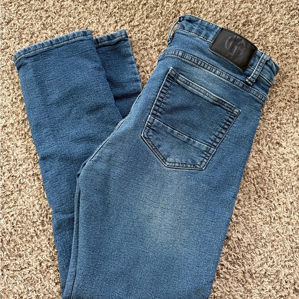 VINTAGE JEANS BLACK VJB| Slim Jeans with Faded Wash